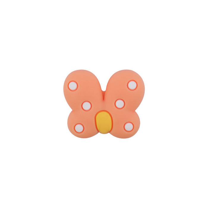 Wholesale 28MM Cartoon Silicone Butterfly Beads JDC-BDS-Baoqin012