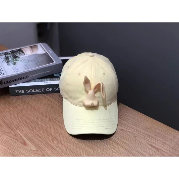 Wholesale Cotton Three Dimensional Rabbit Matte Baseball Hat JDC-FH-DaBo006