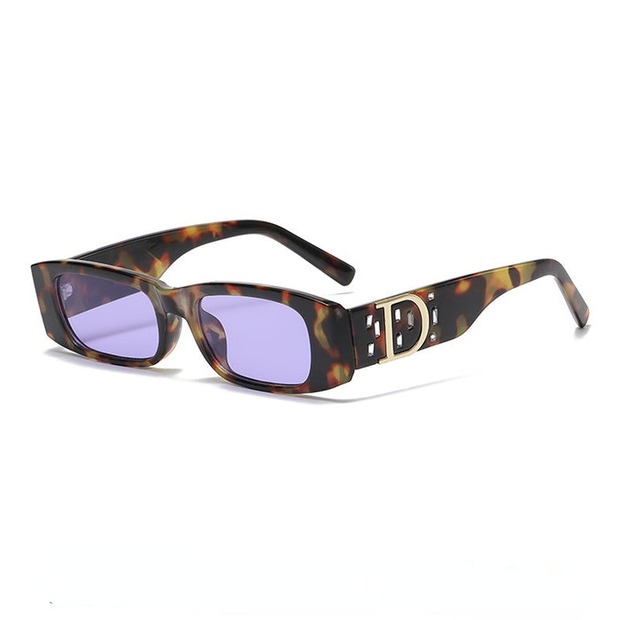 Wholesale Sunglasses PC Diamond Retro Small Frame Rice Nail Legs JDC-SG-YuX011