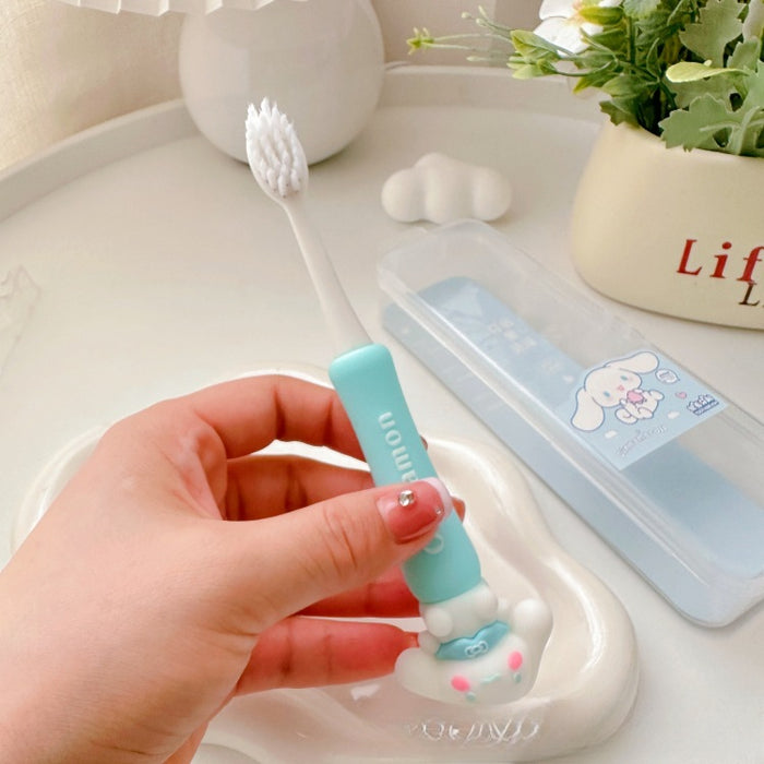 Wholesale Children's Adult Toothbrush Fine Soft Bristles Silicone Handle Toothbrush JDC-TBH-CXR001