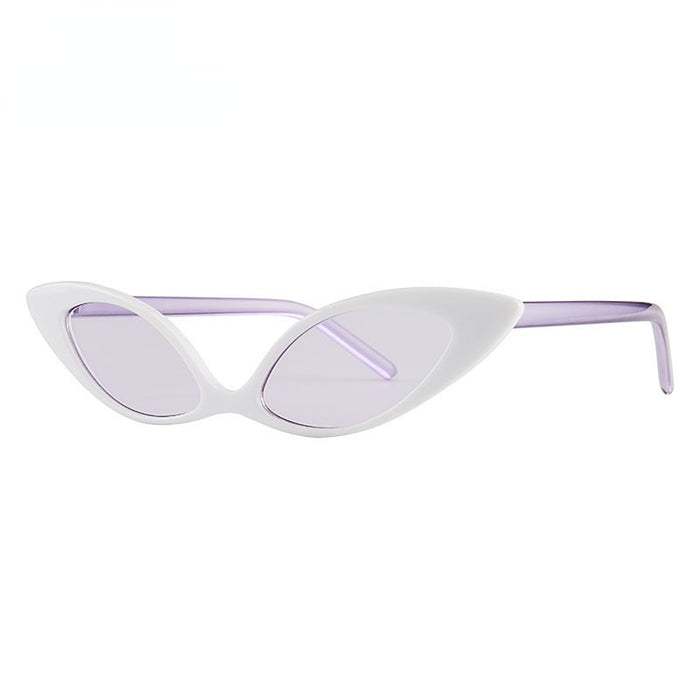 Wholesale Sunglasses PC Futuristic Cat Eye Small Frame JDC-SG-AoB008