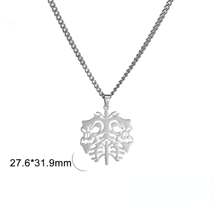 Wholesale Necklaces Stainless Steel Skull MOQ≥2 JDC-NE-GEXA006