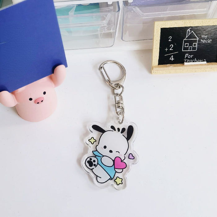 Wholesale Keychain Acrylic Cute Cartoon Pendant MOQ≥2 (S) JDC-KC-ChuangYin010