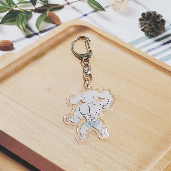 Wholesale Keychain Acrylic Cute Cartoon Pendant MOQ≥2 (S) JDC-KC-ChuangYin007