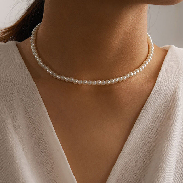 Wholesale Pearl Alloy Necklace JDC-NE-C233