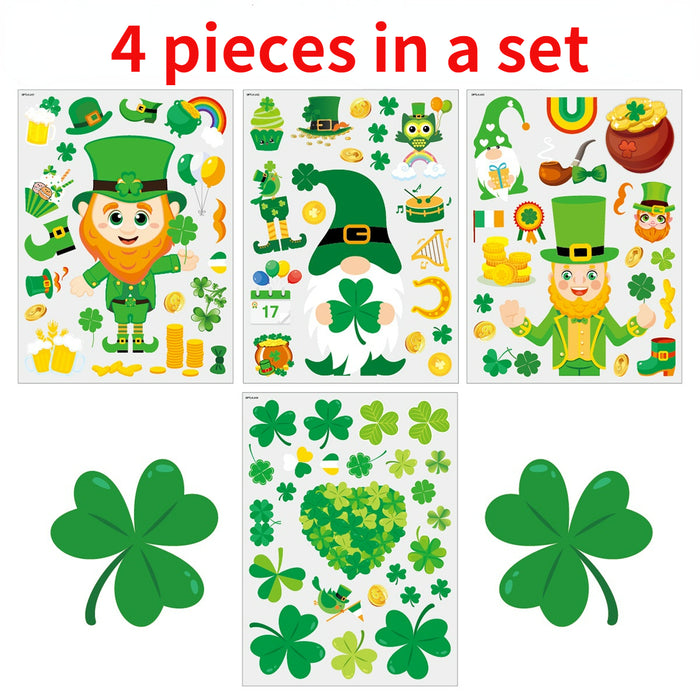 Jewelry WholesaleWholesale St. Patrick's Day PVC Static Film Glass Window Stickers MOQ≥2 JDC-WS-TuN002 Sticker 图年 %variant_option1% %variant_option2% %variant_option3%  Factory Price JoyasDeChina Joyas De China