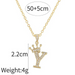 Jewelry WholesaleWholesale Zircon Alphabet Necklace With Diamonds JDC-NE-ZhuJ003 necklaces 诛积 %variant_option1% %variant_option2% %variant_option3%  Factory Price JoyasDeChina Joyas De China