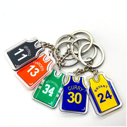 Jewelry WholesaleWholesale Basketball Star Acrylic Keychain JDC-KC-HongY001 Keychains 宏盈 %variant_option1% %variant_option2% %variant_option3%  Factory Price JoyasDeChina Joyas De China