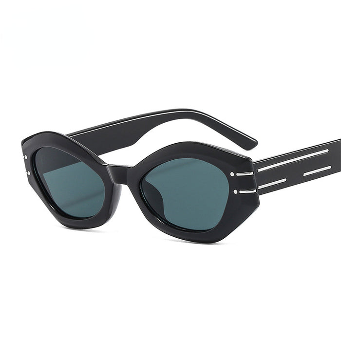 Wholesale PC cat eye small frame sunglasses  MOQ≥2 JDC-SG-LGQ005