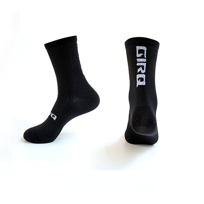 Wholesale mountain bike mid tube riding socks quick dry wear MOQ≥2 JDC-SK-HuaL002