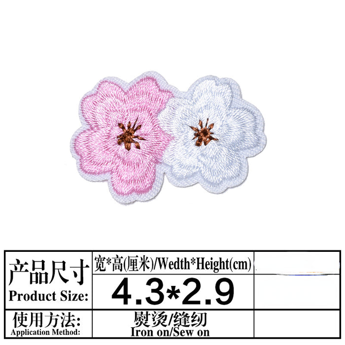 Wholesale Embroidered Cloth Patch Sunflower Clothes Decoration (F) JDC-EBY-Lide007