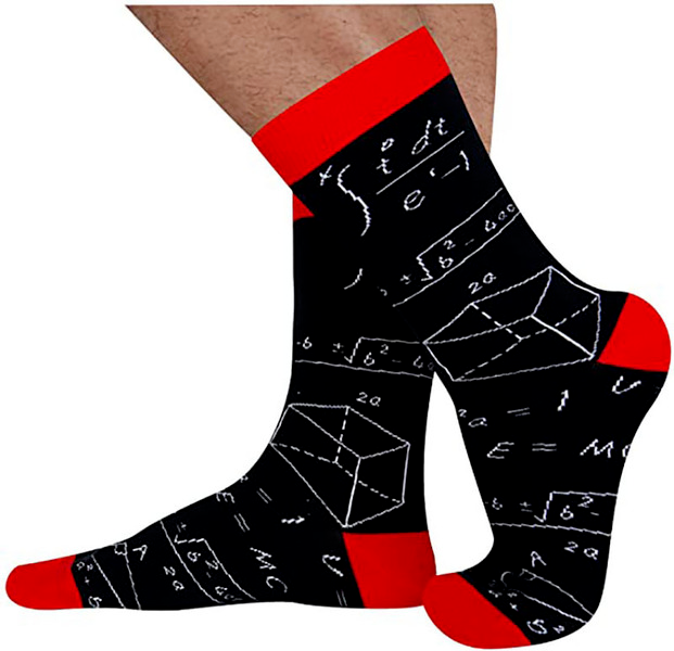 Wholesale socks Colorful math printed socks JDC-SK-DFF013