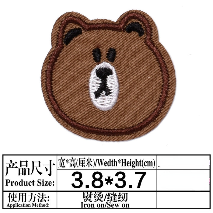 Wholesale Embroidered Cloth Stickers Cartoon (M) JDC-EBY-Lide003