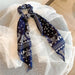 Bulk Jewelry French scarf hair scrunchies wholesale JDC-HS-h002 Wholesale factory from China YIWU China