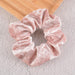 Bulk Jewelry Golden velvet large intestine Hair Scrunchies JDC-HS-K039 Wholesale factory from China YIWU China