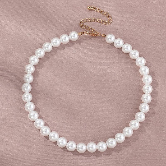 Bulk Jewelry Imitation pearl necklace wholesale JDC-RS-e004 Wholesale factory from China YIWU China