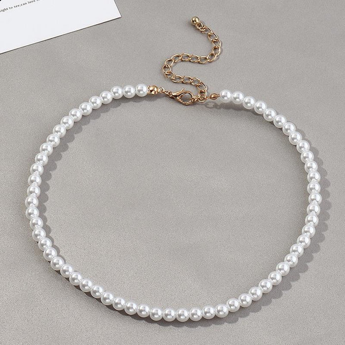 Bulk Jewelry Imitation pearl necklace wholesale JDC-RS-e004 Wholesale factory from China YIWU China