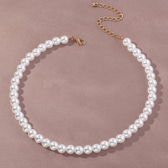 Bulk Jewelry Imitation pearl necklace wholesale JDC-RS-e004 Wholesale factory from China YIWU China