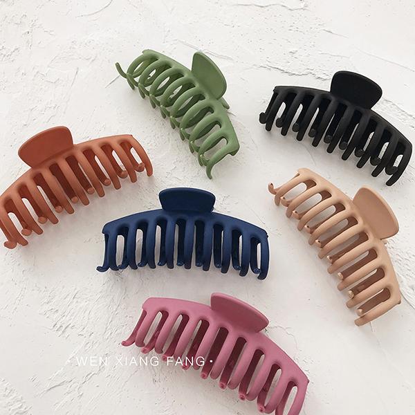 Bulk Jewelry Large shark tooth bath hair clip hairpin female makeup clip headdress JDC-HC-h024 Wholesale factory from China YIWU China