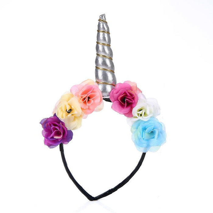 Bulk Jewelry Manufacturers wholesale children's unicorn party headband party headdress  JDC-HD-m002 Wholesale factory from China YIWU China