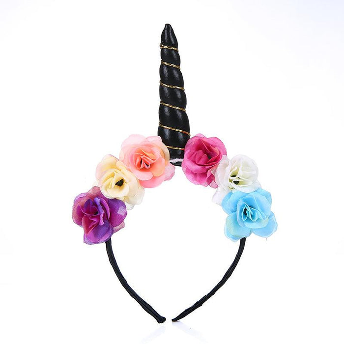 Bulk Jewelry Manufacturers wholesale children's unicorn party headband party headdress  JDC-HD-m002 Wholesale factory from China YIWU China