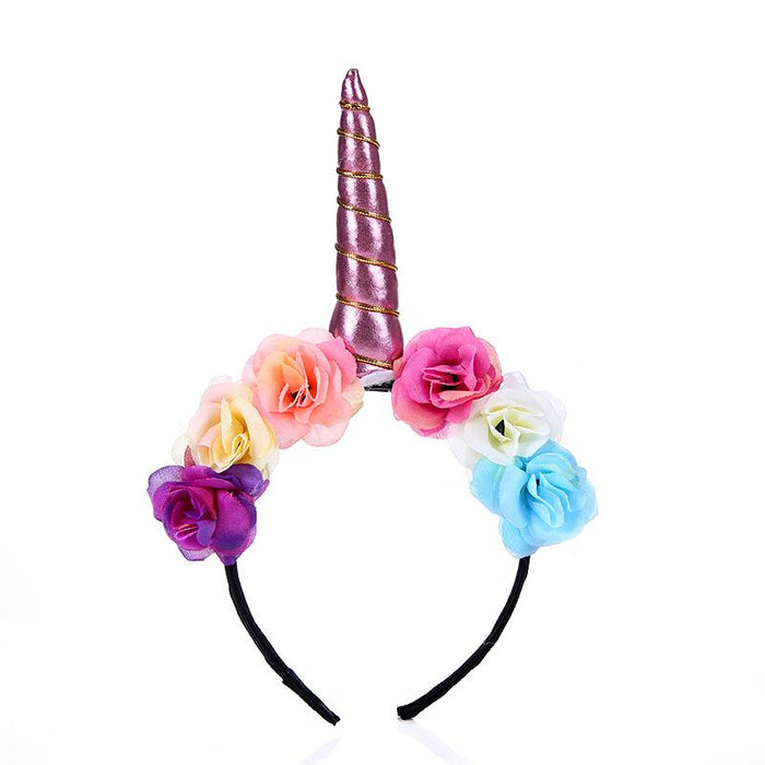 Bulk Jewelry Manufacturers wholesale children's unicorn party headband party headdress  JDC-HD-m002 Wholesale factory from China YIWU China