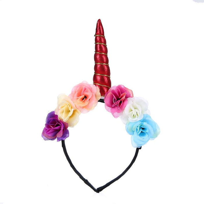 Bulk Jewelry Manufacturers wholesale children's unicorn party headband party headdress  JDC-HD-m002 Wholesale factory from China YIWU China