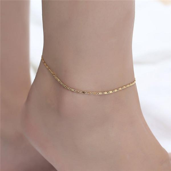 Bulk Jewelry Metal chain anklets wholesale JDC-AS-d005 Wholesale factory from China YIWU China