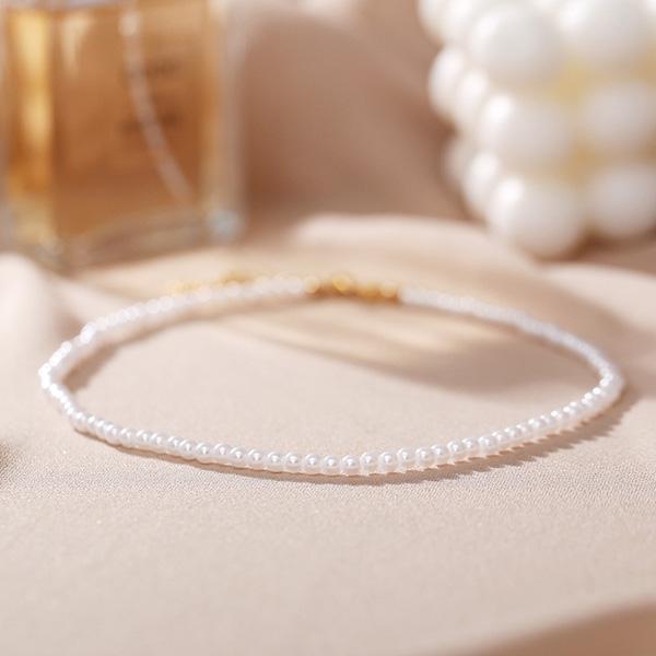 Bulk Jewelry Pearl necklace chocker clavicle chain wholesale JDC-NE-f029 Wholesale factory from China YIWU China