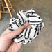 Bulk Jewelry Plaid retro does not hurt the hair tie JDC-HS-h012 Wholesale factory from China YIWU China