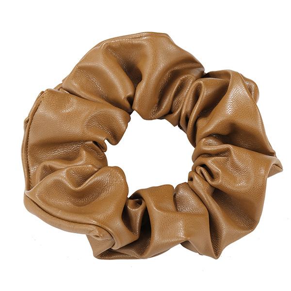 Bulk Jewelry Pure Color Leather Retro Hair Tie Wholesale DJC-HS-f049 Wholesale factory from China YIWU China