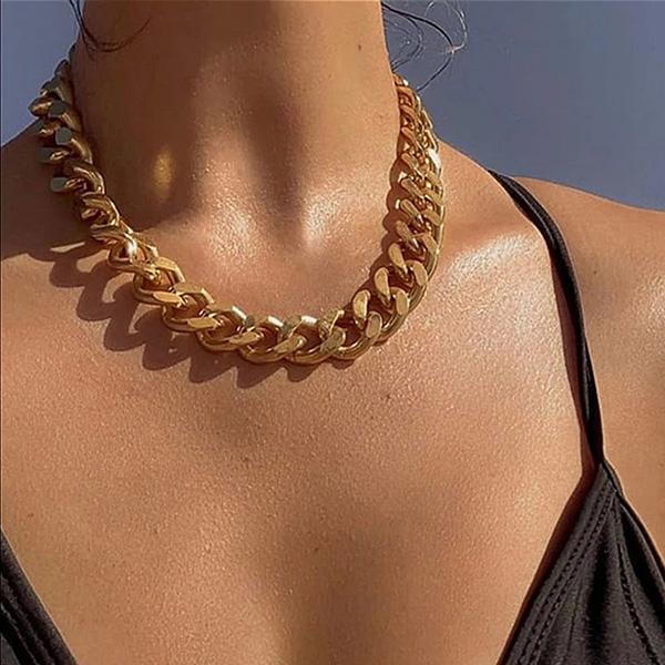 Bulk Jewelry Retro personality clavicle chain wholesale JDC-NE-f030 Wholesale factory from China YIWU China