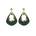 Retro water drop wooden wild net red earrings wholesale JDC-ES-a017 earrings JoyasDeChina GREEN Wholesale Jewelry JoyasDeChina Joyas De China