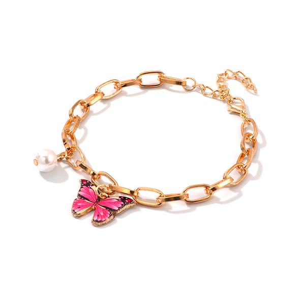 Bulk Jewelry Versatile temperament fresh Butterfly Bracelet JDC-BT-e003 Wholesale factory from China YIWU China