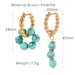 Wholesale 14K Gold Plated Pearl Earrings JDC-ES-JD340 Earrings 杰鼎 12 Wholesale Jewelry JoyasDeChina Joyas De China