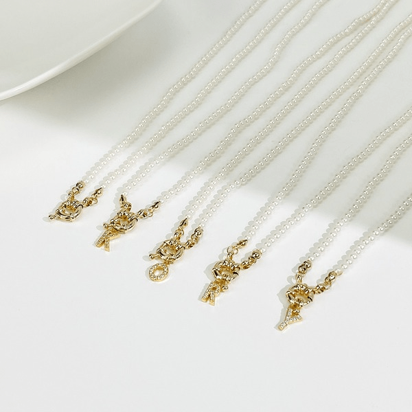 Wholesale 14K Gold Plated Shell Necklace JDC-NE-Linh004 necklaces 麟凰 Wholesale Jewelry JoyasDeChina Joyas De China