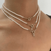 Wholesale 14K Gold Plated Shell Necklace JDC-NE-Linh004 necklaces 麟凰 A Wholesale Jewelry JoyasDeChina Joyas De China