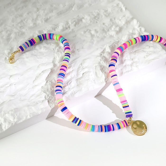 Wholesale 14K gold-plated soft pottery necklace JDC-NE-Linh007 necklaces 麟凰 1 Wholesale Jewelry JoyasDeChina Joyas De China