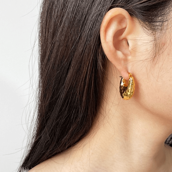 Wholesale 18K gold plated alloy earrings JDC-ES-Linh006 Earrings 麟凰 Wholesale Jewelry JoyasDeChina Joyas De China