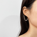 Wholesale 18K gold-plated copper earrings JDC-ES-Linh010 Earrings 麟凰 Wholesale Jewelry JoyasDeChina Joyas De China
