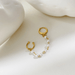 Wholesale 18K gold-plated copper earrings JDC-ES-Linh010 Earrings 麟凰 Wholesale Jewelry JoyasDeChina Joyas De China