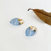 Wholesale 18K gold plated resin Earrings JDC-ES-Linh002 Earrings 麟凰 3 Wholesale Jewelry JoyasDeChina Joyas De China