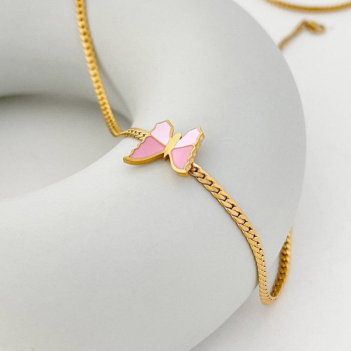 Wholesale 18K gold plated titanium steel necklace JDC-NE-Linh001 necklaces 麟凰 2 Wholesale Jewelry JoyasDeChina Joyas De China