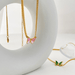 Wholesale 18K gold plated titanium steel necklace JDC-NE-Linh001 necklaces 麟凰 Wholesale Jewelry JoyasDeChina Joyas De China