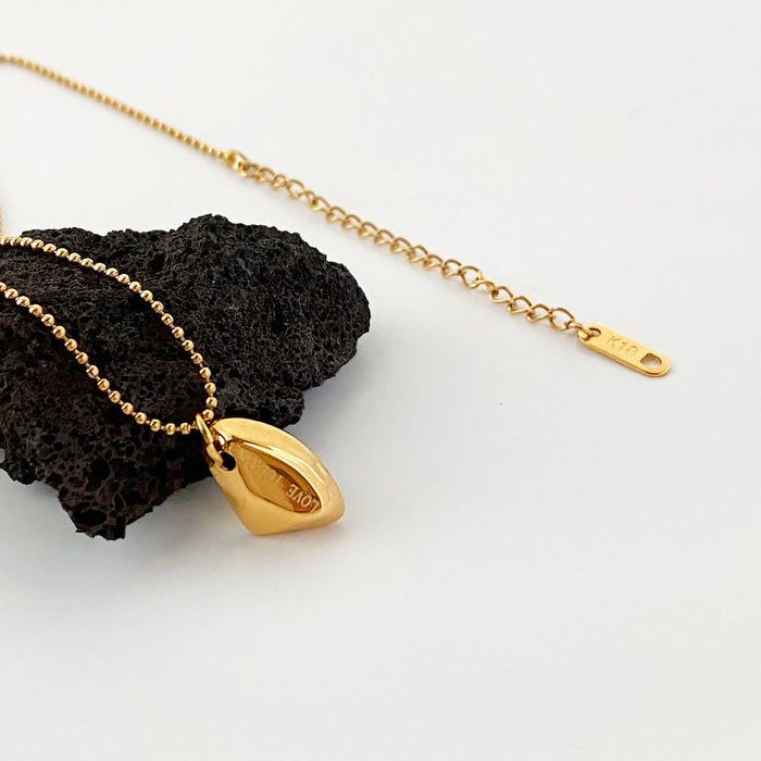 Wholesale 18K gold plated titanium steel necklace JDC-NE-Linh003 necklaces 麟凰 3 Wholesale Jewelry JoyasDeChina Joyas De China