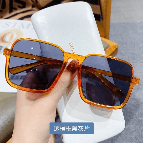 Wholesale 2022 New Fashion Brown Lower Half Frame Sunglasses JDC-SG-XIa011 Sunglasses 锡安 Wholesale Jewelry JoyasDeChina Joyas De China