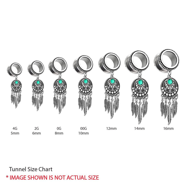 Wholesale 316L Stainless Steel Leaf Tassel Rhinestone Auricular Piercing JDC-ES-ZeS006 Piercings 泽森 Wholesale Jewelry JoyasDeChina Joyas De China