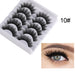 Wholesale 5 pairs of 3D mink false eyelashes JDC-EY-XuQ001 Eyelashes 徐芹 10 Wholesale Jewelry JoyasDeChina Joyas De China