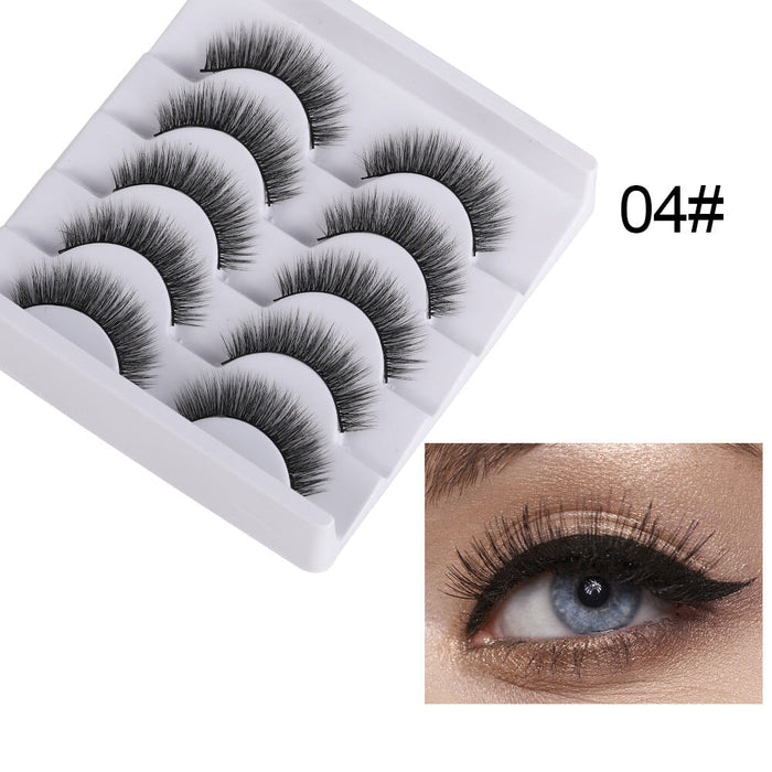 Wholesale 5 pairs of 3D mink false eyelashes JDC-EY-XuQ001 Eyelashes 徐芹 Wholesale Jewelry JoyasDeChina Joyas De China