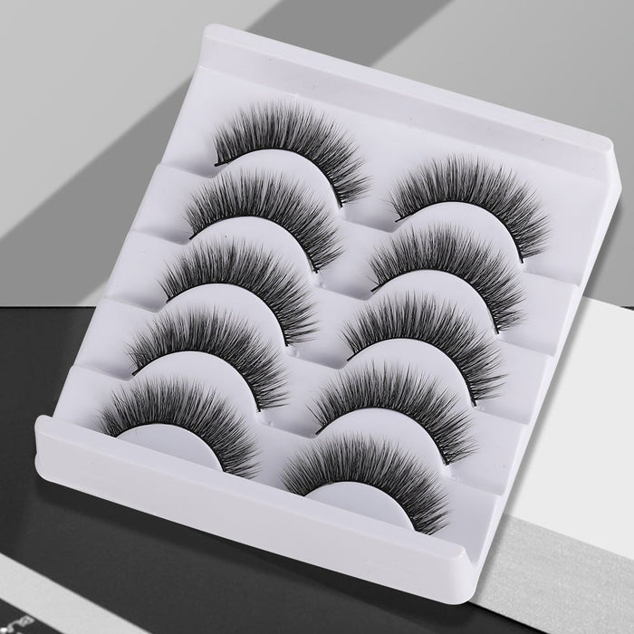 Wholesale 5 pairs of 3D mink false eyelashes JDC-EY-XuQ001 Eyelashes 徐芹 Wholesale Jewelry JoyasDeChina Joyas De China